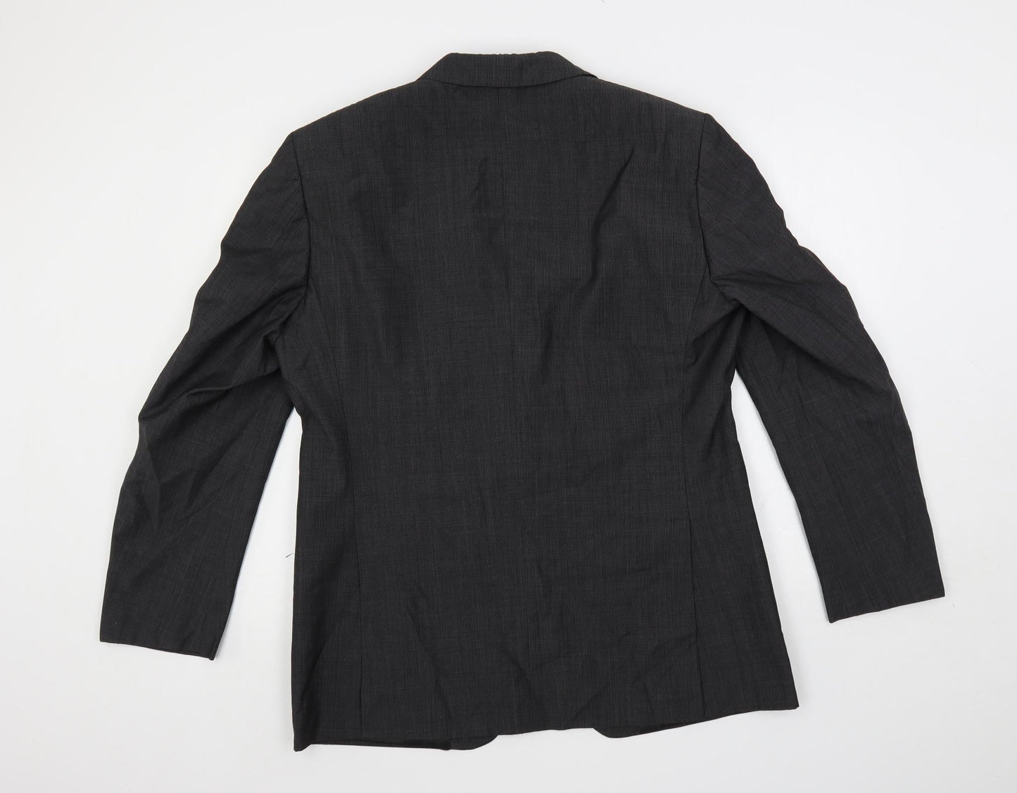 Autograph Mens Grey Polyester Jacket Suit Jacket Size 42 Regular