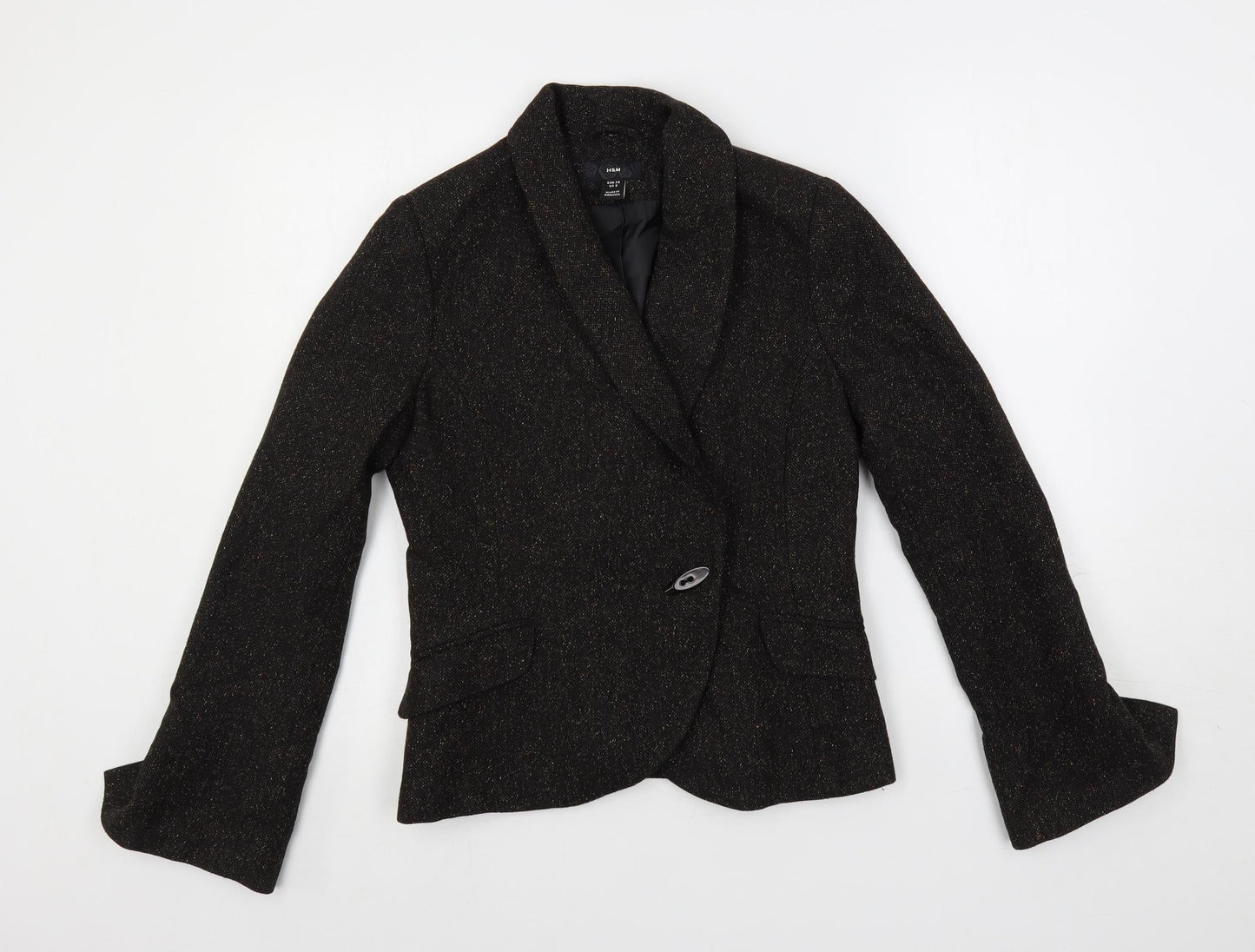 Womens UK Size 10 H&M Brown Jacket