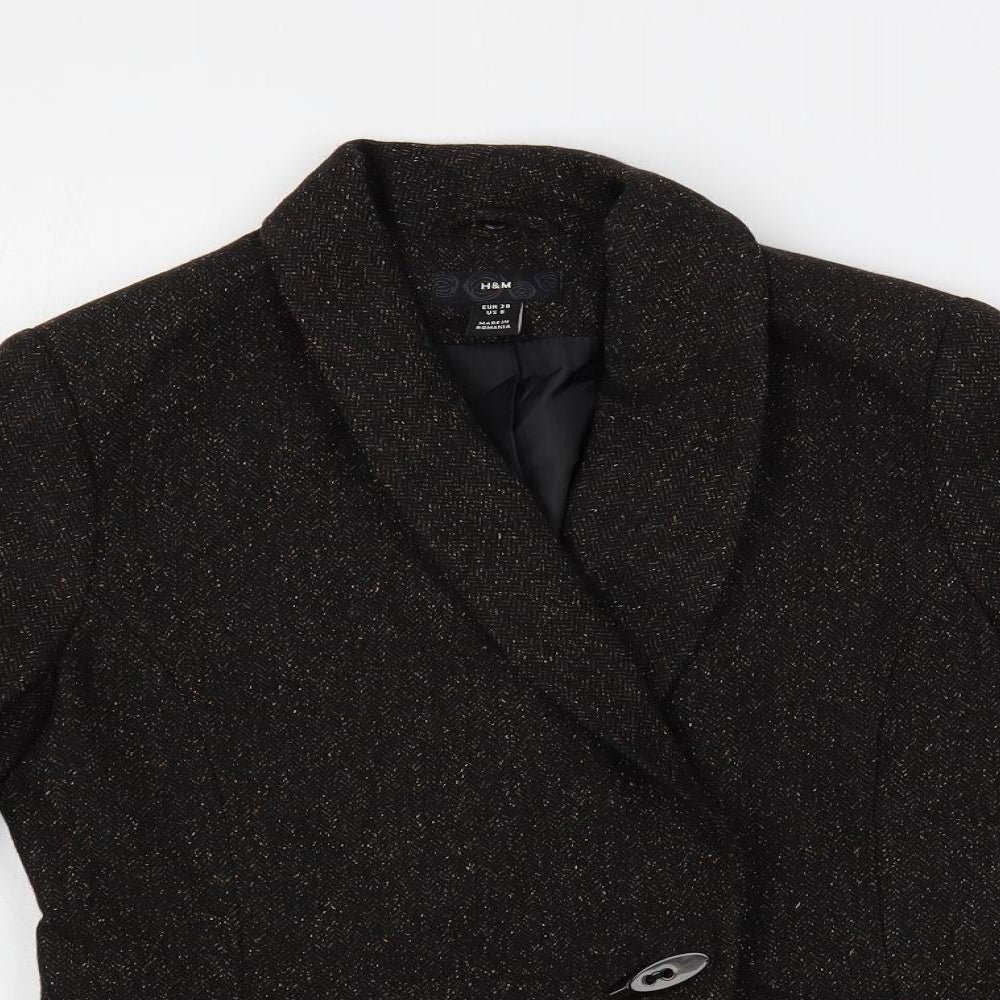 Womens UK Size 10 H&M Brown Jacket