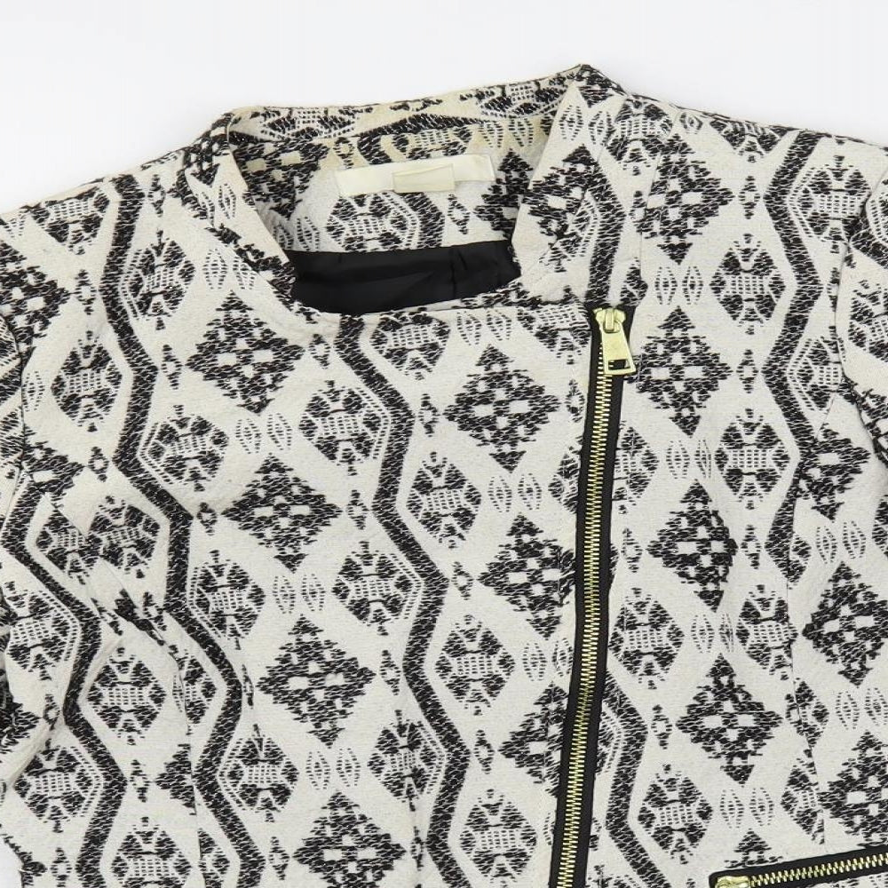 Womens UK Size 8 H&M White Jacket