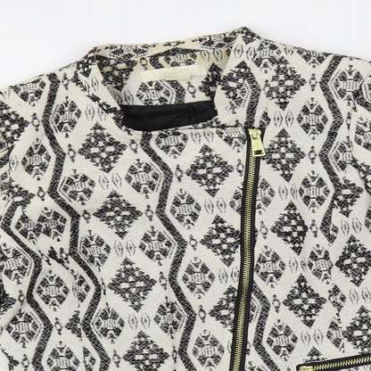 Womens UK Size 8 H&M White Jacket
