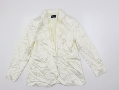 Womens UK Size 14 Marks and Spencer Ivory Jacket