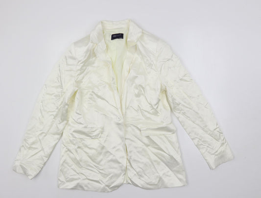 Womens UK Size 14 Marks and Spencer Ivory Jacket