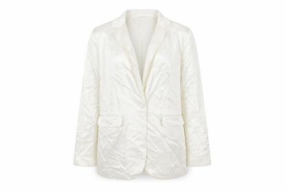 Marks & Spencer Womens Ivory Jacket Blazer Size 14 Button