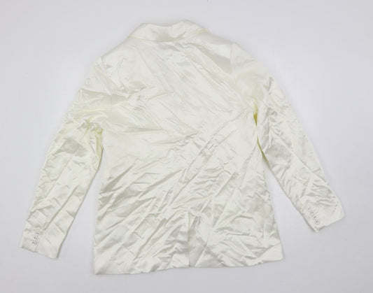 Womens UK Size 14 Marks and Spencer Ivory Jacket