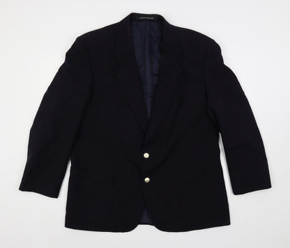 Mens UK Size 44 The Label Regular Blue Suit Jacket