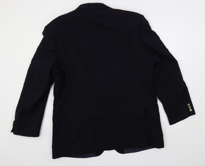 Mens UK Size 44 The Label Regular Blue Suit Jacket