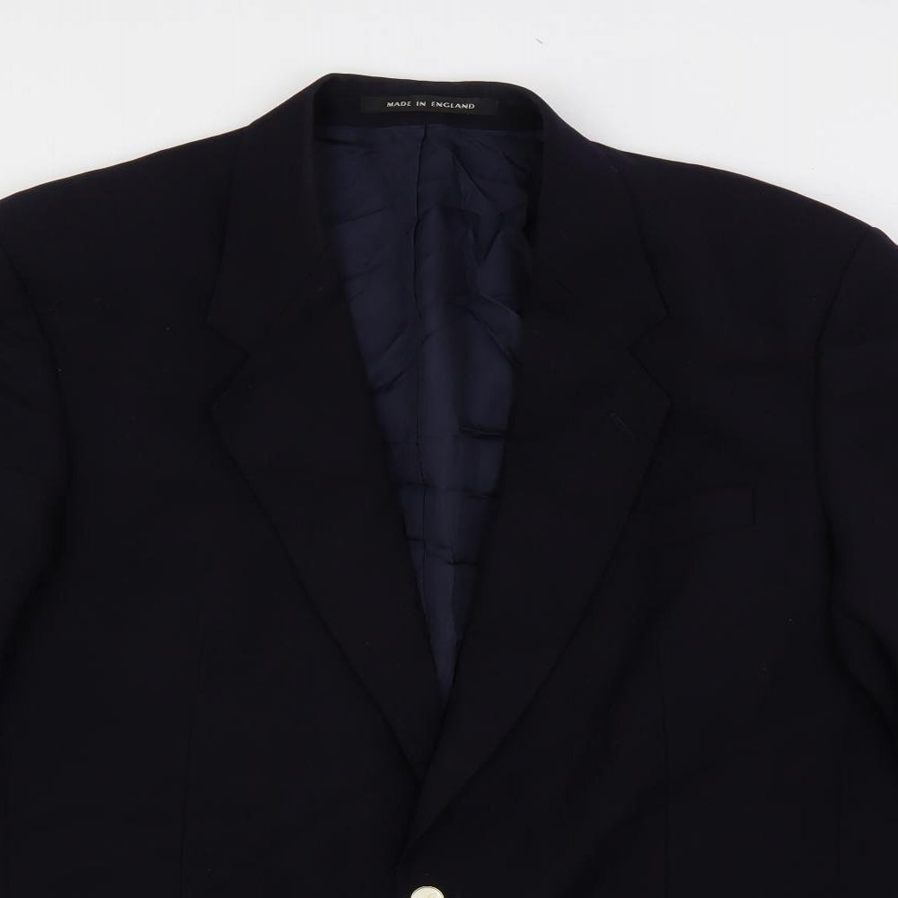 Mens UK Size 44 The Label Regular Blue Suit Jacket