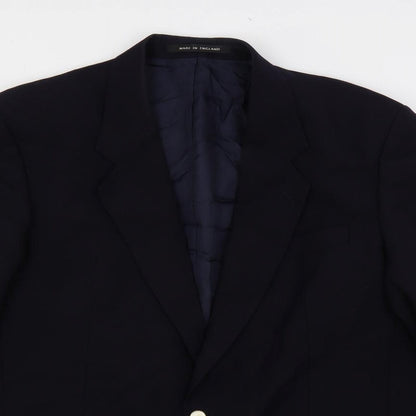 Mens UK Size 44 The Label Regular Blue Suit Jacket