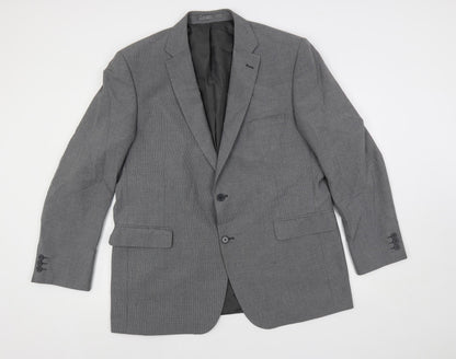 Mens UK Size 46 Scott & Taylor Regular Grey Suit Jacket