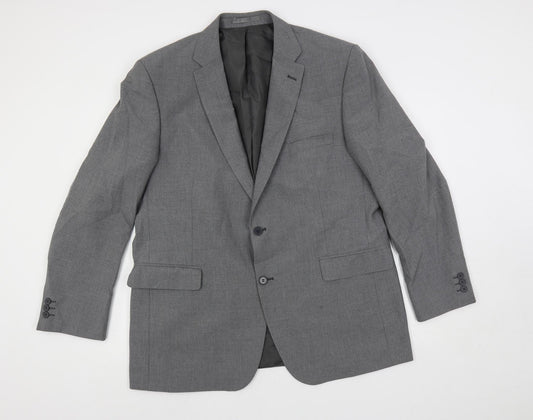 Mens UK Size 46 Scott & Taylor Regular Grey Suit Jacket