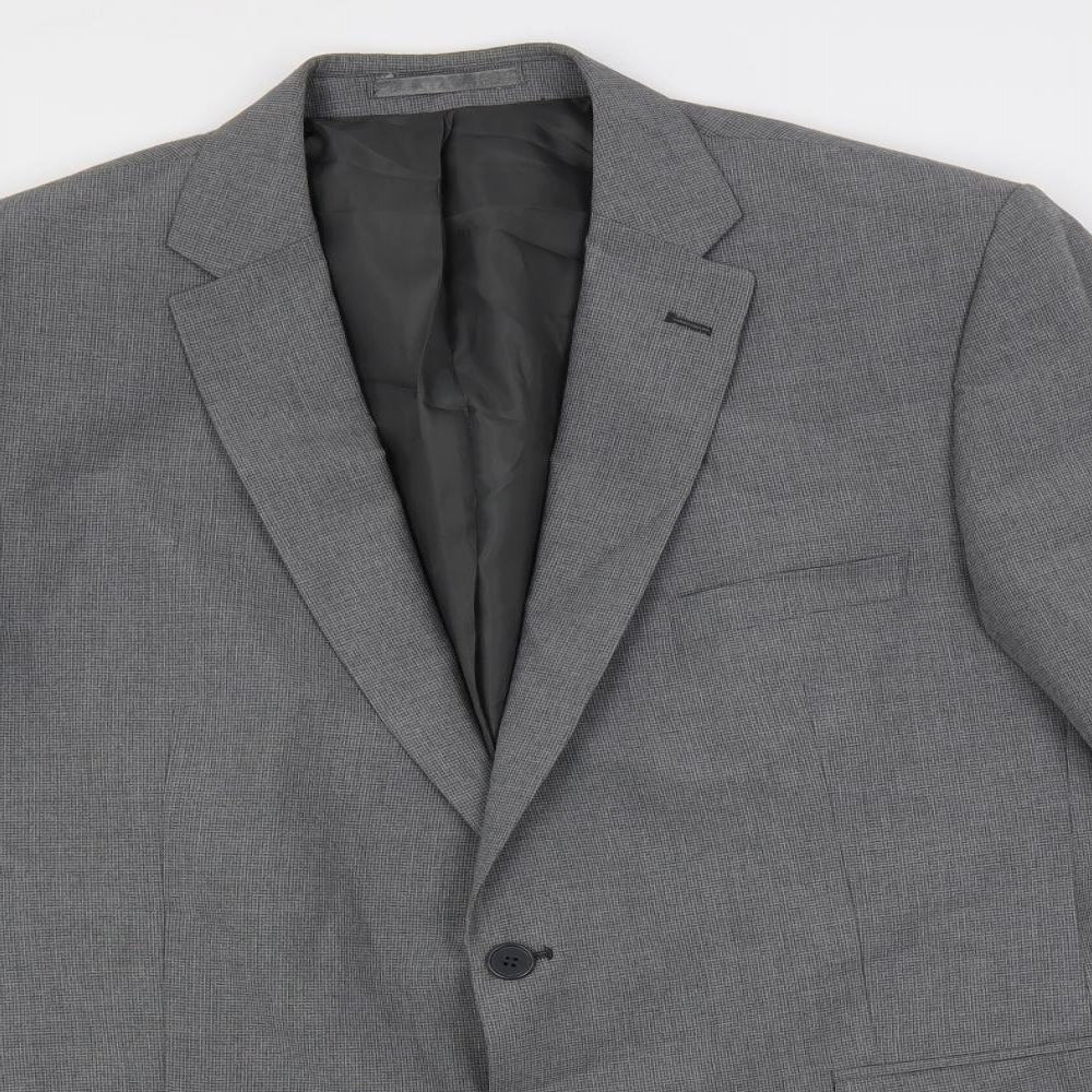 Mens UK Size 46 Scott & Taylor Regular Grey Suit Jacket