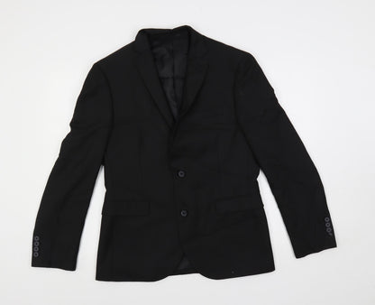 Mens UK Size 40 NEXT Regular Black Suit Jacket