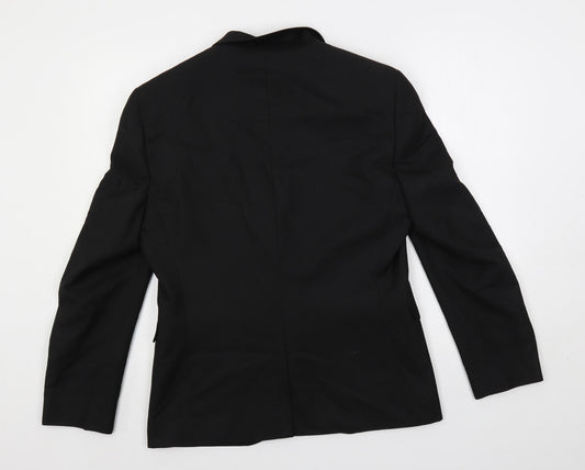Mens UK Size 40 NEXT Regular Black Suit Jacket