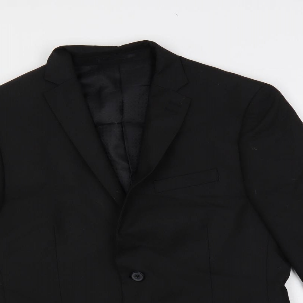 Mens UK Size 40 NEXT Regular Black Suit Jacket