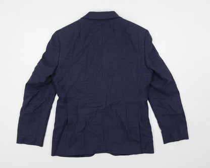 Mens UK Size 38 Marks and Spencer Regular Blue Suit Jacket