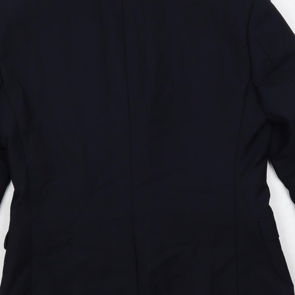 Mens UK Size 36 Topman Regular Blue Suit Jacket