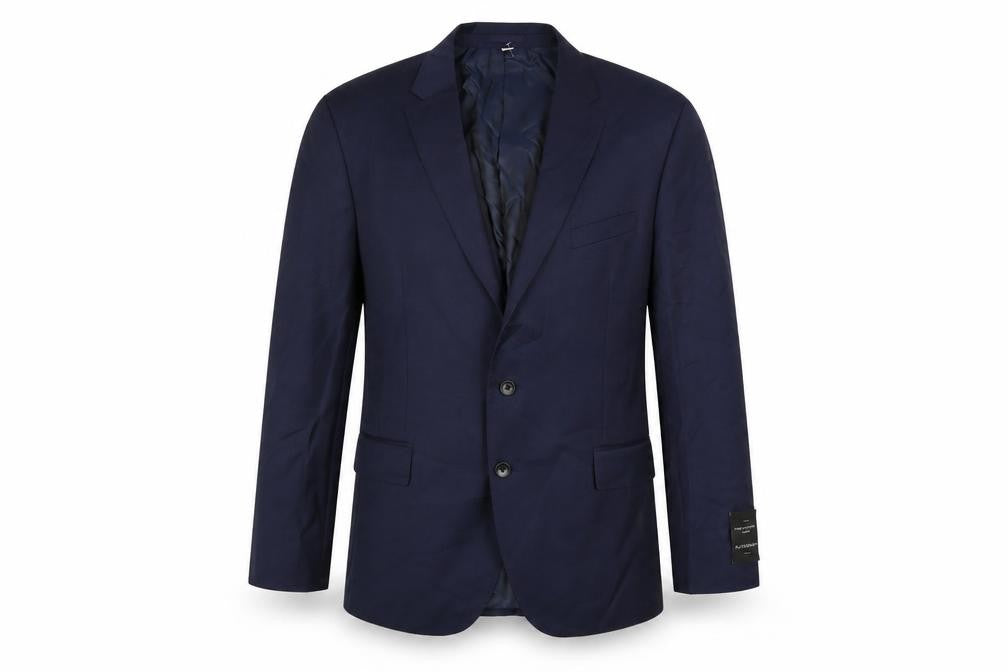 Mens UK Size 46 Autograph Regular Blue Suit Jacket