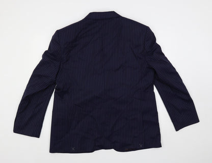 Mens UK Size 44 Marks and Spencer Regular Blue Suit Jacket