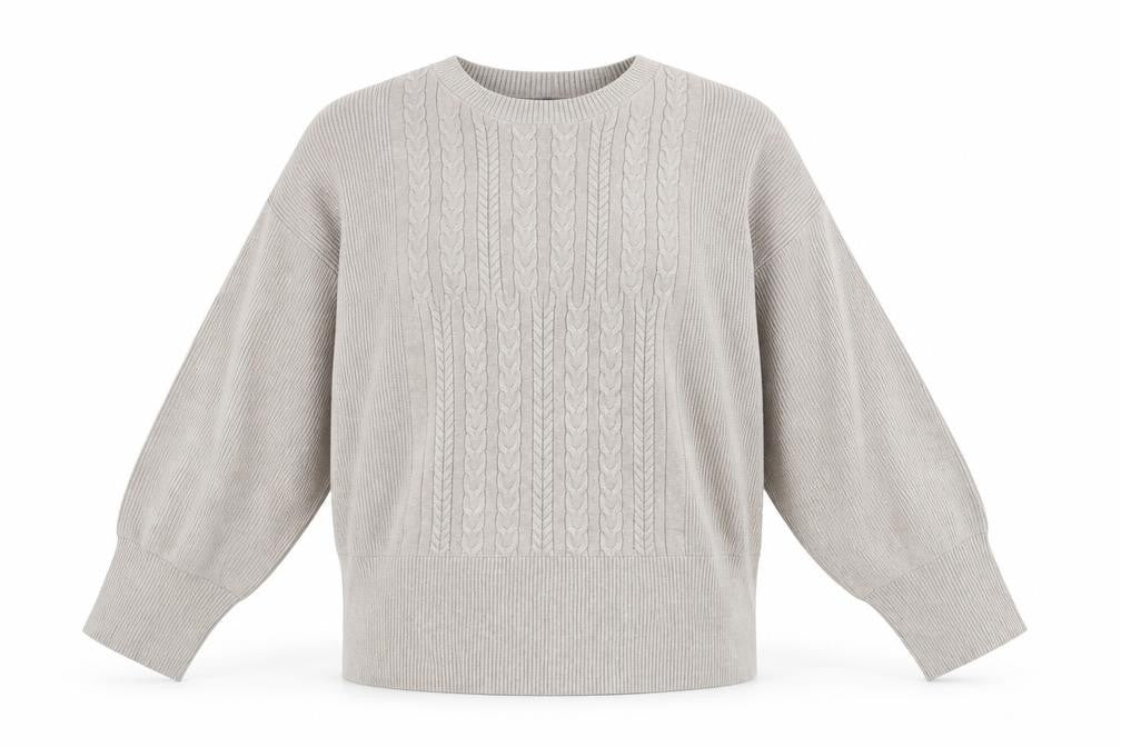 Womens UK Size L Marks and Spencer Beige Pullover Jumper