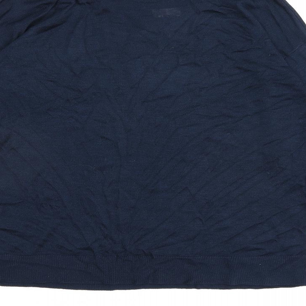 Womens UK Size S Marks and Spencer Blue Pullover Jumper