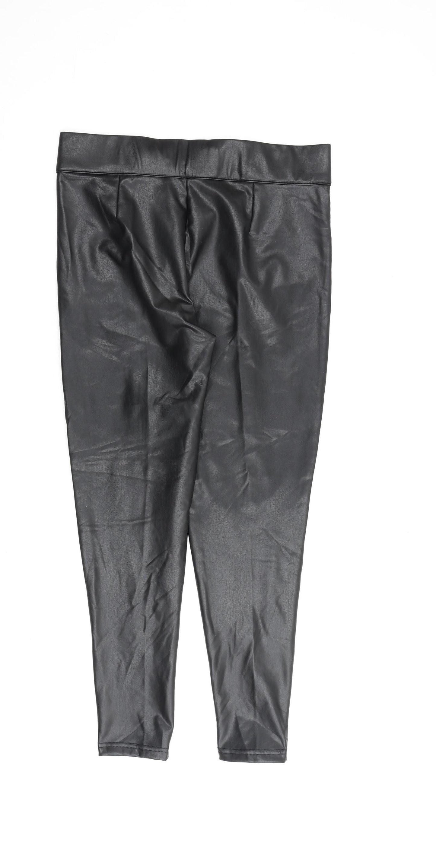 Womens UK Size 14 Marks and Spencer Regular Fit  Black Trousers