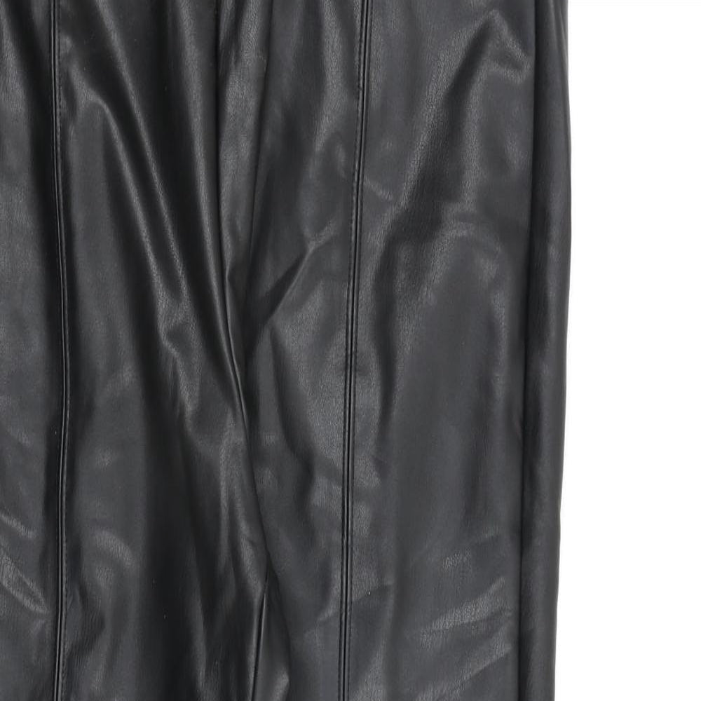 Womens UK Size 14 Marks and Spencer Regular Fit  Black Trousers