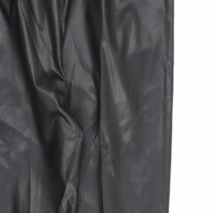 Womens UK Size 14 Marks and Spencer Regular Fit  Black Trousers