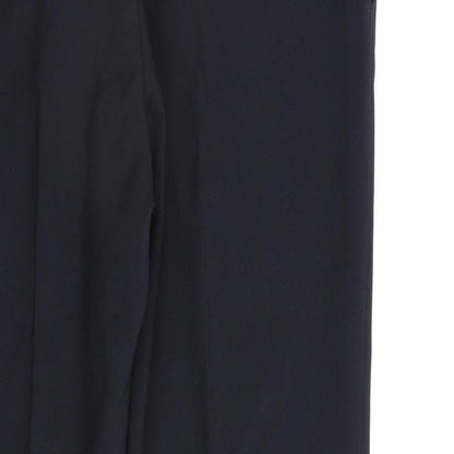 Marks and Spencer Mens Blue Polyester Trousers Size 32 in L29 in Regular Zip