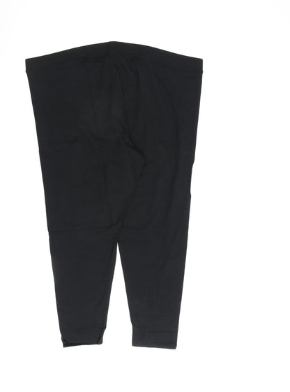 Womens UK Size 20 Marks and Spencer  Capri Black Leggings