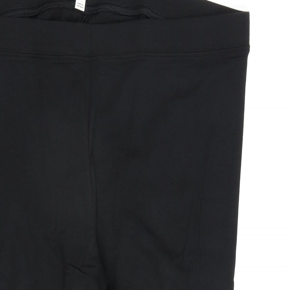 Womens UK Size 20 Marks and Spencer  Capri Black Leggings