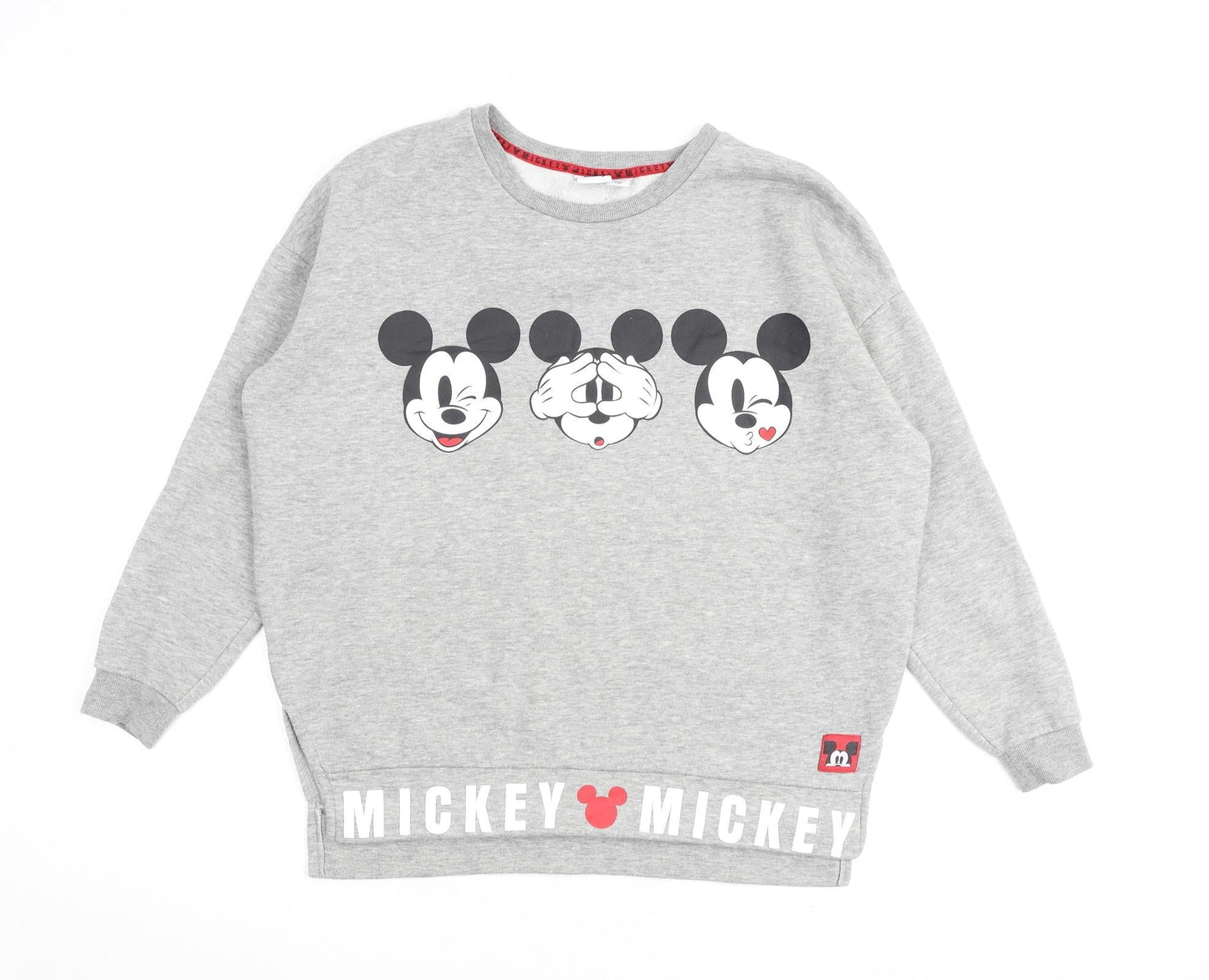 Womens UK Size 10 Disney Grey Pullover Sweatshirt