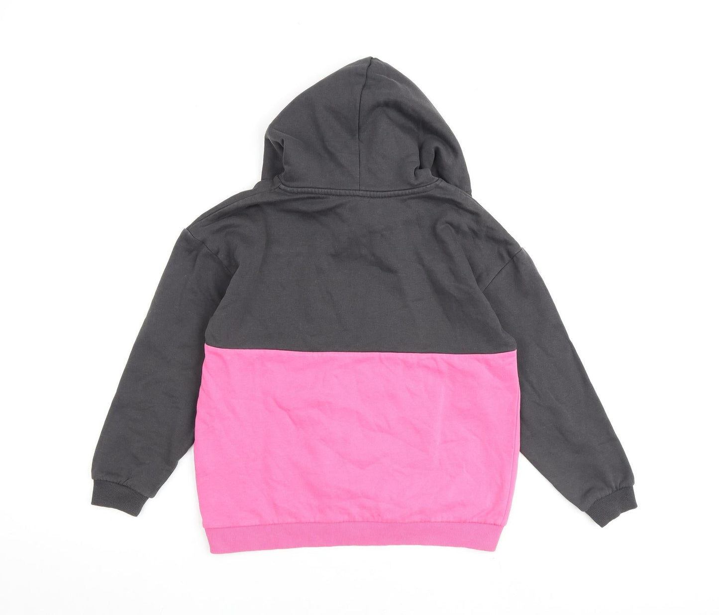 H&M Girls Multicoloured Cotton Pullover Hoodie Size 9-10 Years Pullover