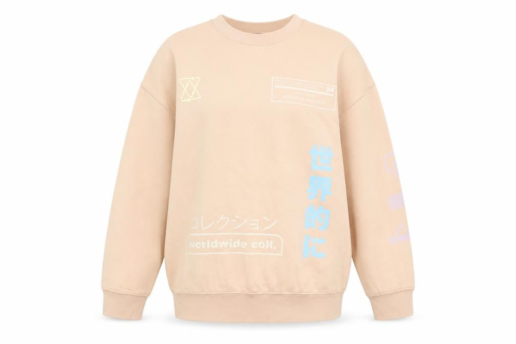 Womens UK Size XS Boohoo Pink Pullover Sweatshirt