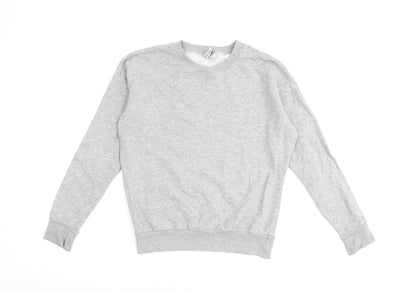 H&M Womens Grey Cotton Pullover Sweatshirt Size XS Pullover
