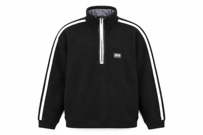 G5 Mens Black Polyester Pullover Sweatshirt Size L