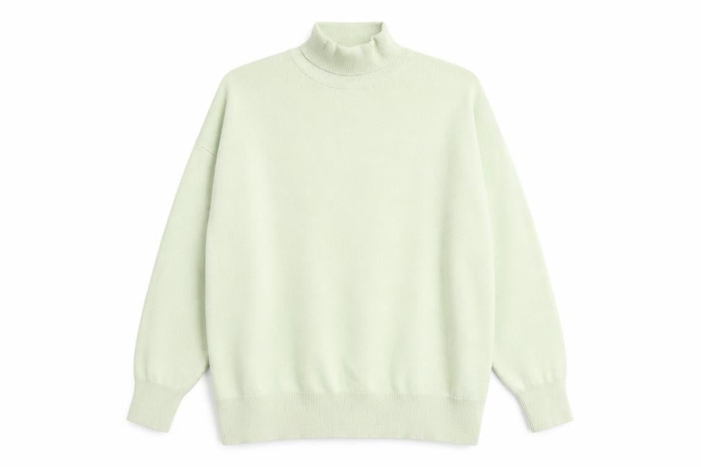 Womens UK Size S Stradivarius Green Pullover Jumper