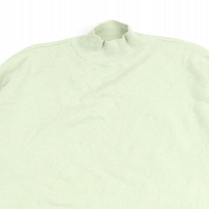Womens UK Size S Stradivarius Green Pullover Jumper