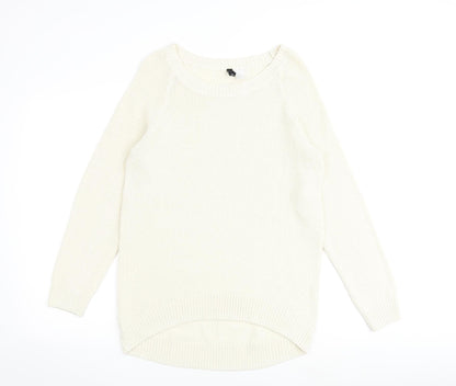 Womens UK Size S H&M Ivory Pullover Jumper