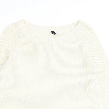 Womens UK Size S H&M Ivory Pullover Jumper