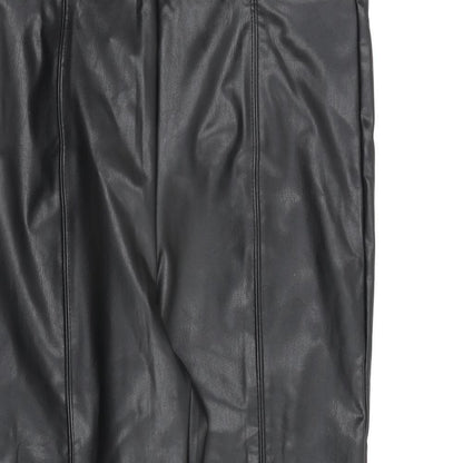 Womens UK Size 12 Marks and Spencer Regular Fit  Black Trousers