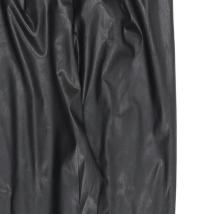 Womens UK Size 12 Marks and Spencer Regular Fit  Black Trousers