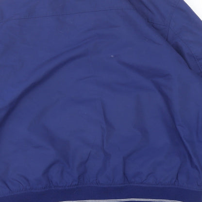 Mens UK Size L Greenwoods Blue Bomber Jacket