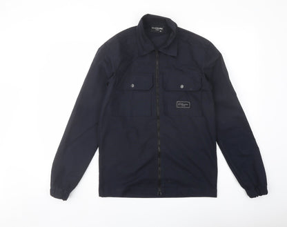 Mens UK Size XS Closure Blue Jacket
