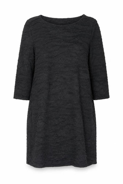 Phase Eight Womens Grey Acrylic Jumper Dress Size 14 Round Neck Pullover