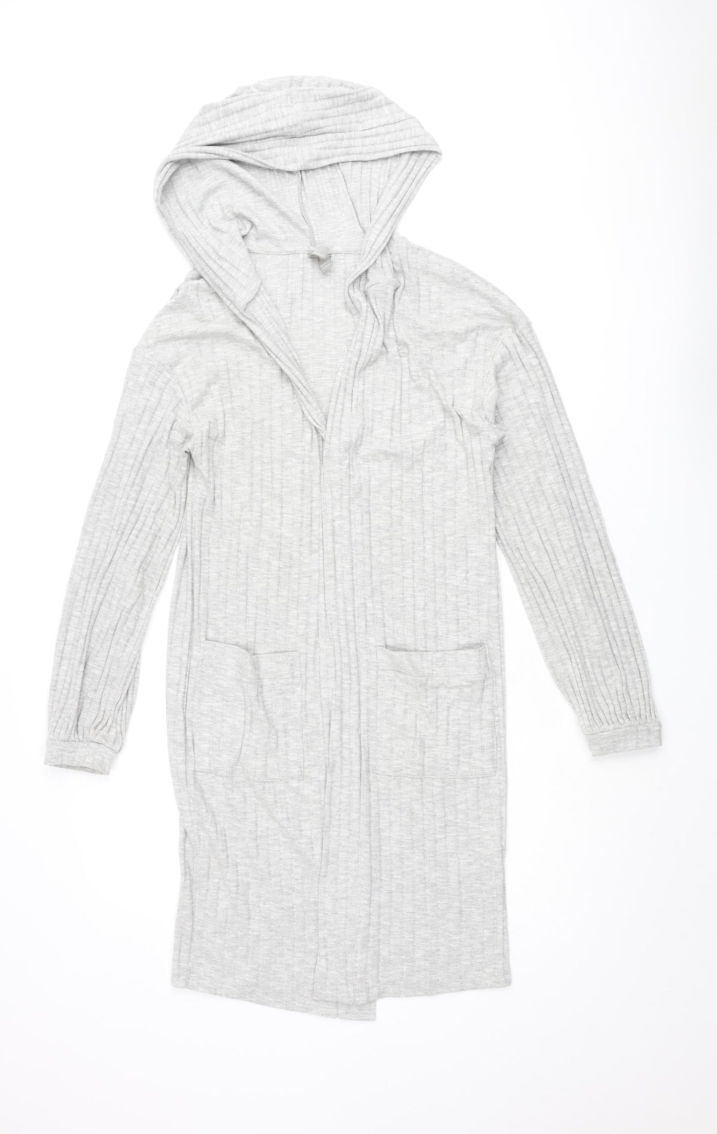 Womens UK Size 4 ASOS Grey Cardigan Jumper