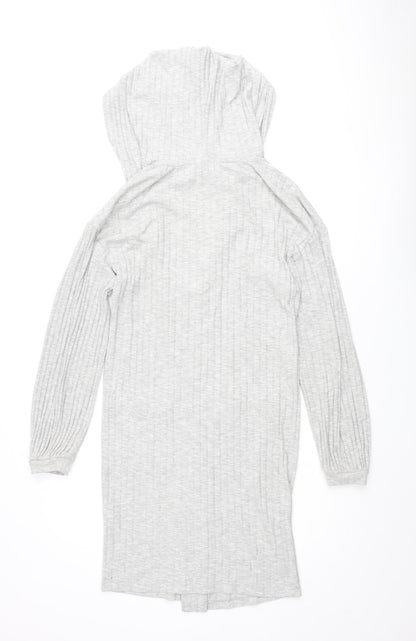 Womens UK Size 4 ASOS Grey Cardigan Jumper