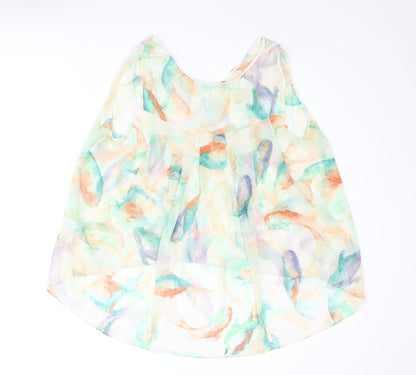 Womens UK Size M Zara Multicoloured Camisole Blouse