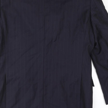 Mens UK Size 38 Savoy Taylors Guild Regular Blue Suit Jacket