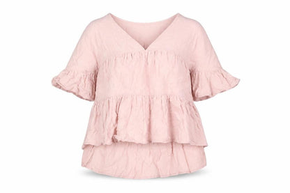 Womens UK Size 6 ASOS Pink Basic Blouse